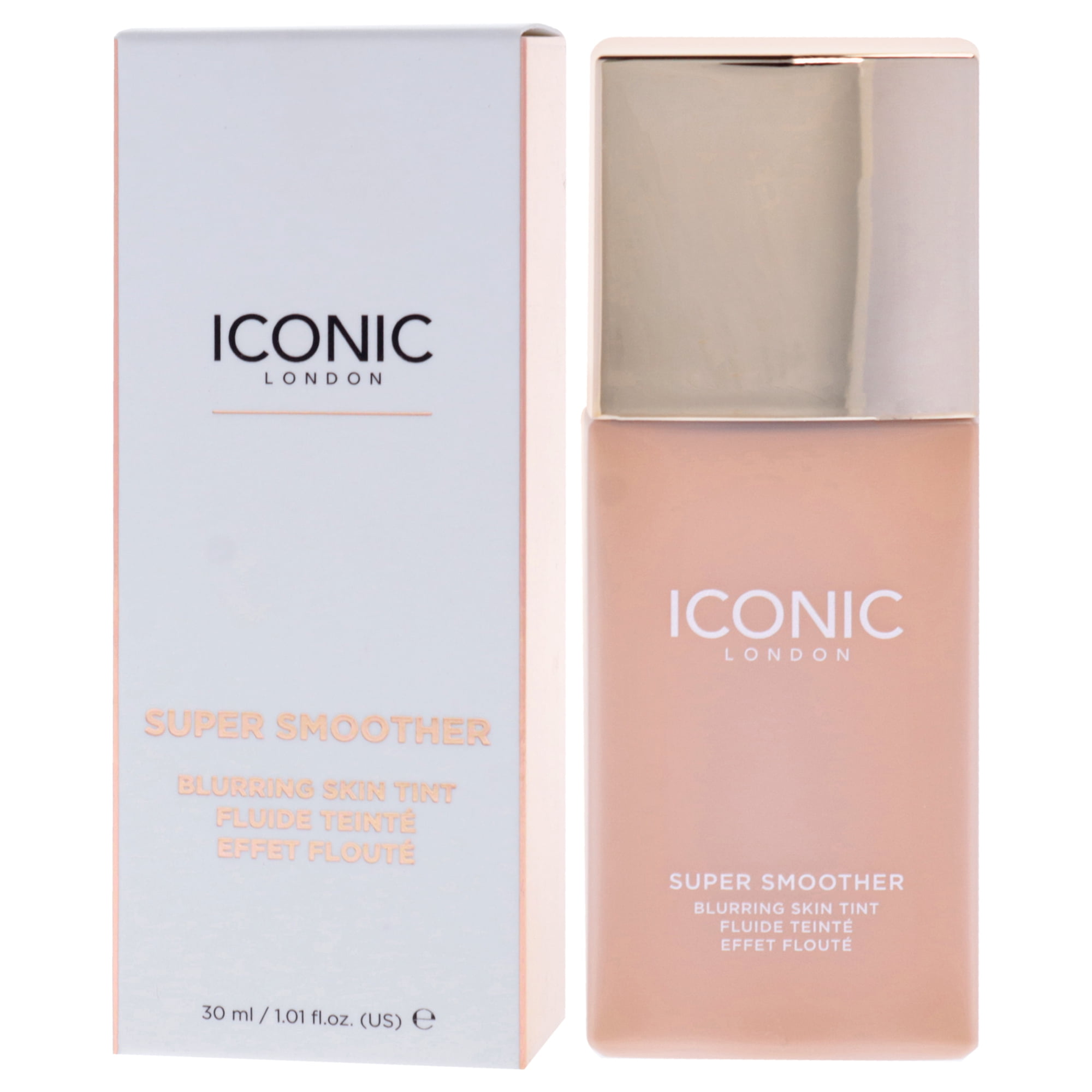 Iconic London Super Smoother Blurring Skin Tint - Warm Medium , 1.01 oz Makeup