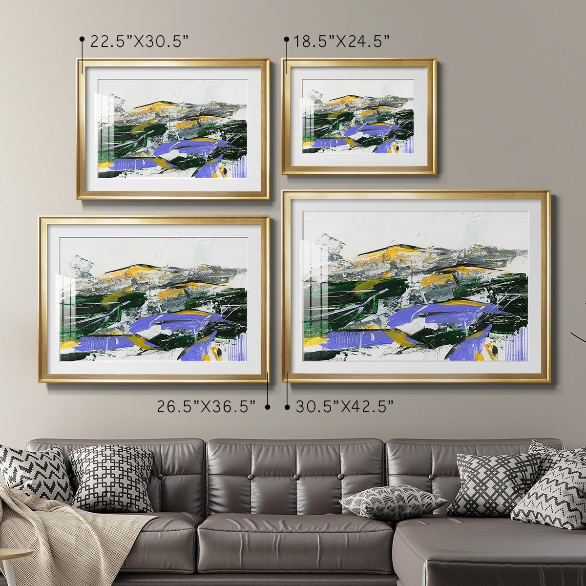 Silent Mountain II Premium Framed Print - Ready to Hang