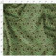 thumbnail image 4 of Soimoi Green Velvet Fabric Coffee Beans Food Print Sewing Fabric Yard 58 Inch Wide, 4 of 5