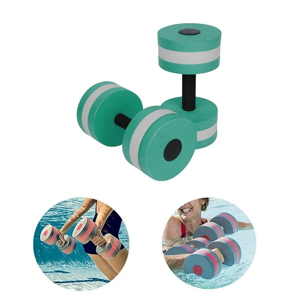 par de mancuernas Aqua Fitness, mancuernas de espuma, barras de mano, ejercicio de resistencia en la piscina Wmkox8yii jkg4534