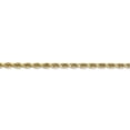 thumbnail image 3 of Solid 10k Yellow Gold 3.0mm Diamond-Cut Quadruple Rope Chain Necklace 18" - with Secure Lobster Lock Clasp, 3 of 5