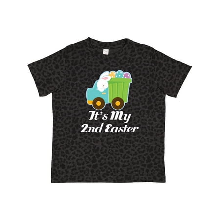 

Inktastic My 2nd Easter Egg Truck Gift Toddler Boy or Toddler Girl T-Shirt
