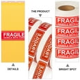 thumbnail image 4 of 150 sheet Handle with Care Stickers, Fragile Warning Packing Shipping Labels Eye-catching Home Moving Packing Box Tape with Permanent Adhesive (Each Measures 3” x1”), 4 of 9