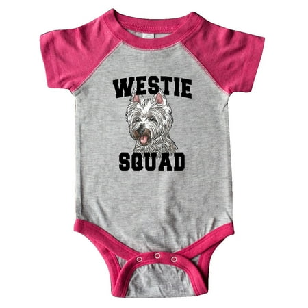 

Inktastic Dog Westie Squad Gift Baby Boy or Baby Girl Bodysuit