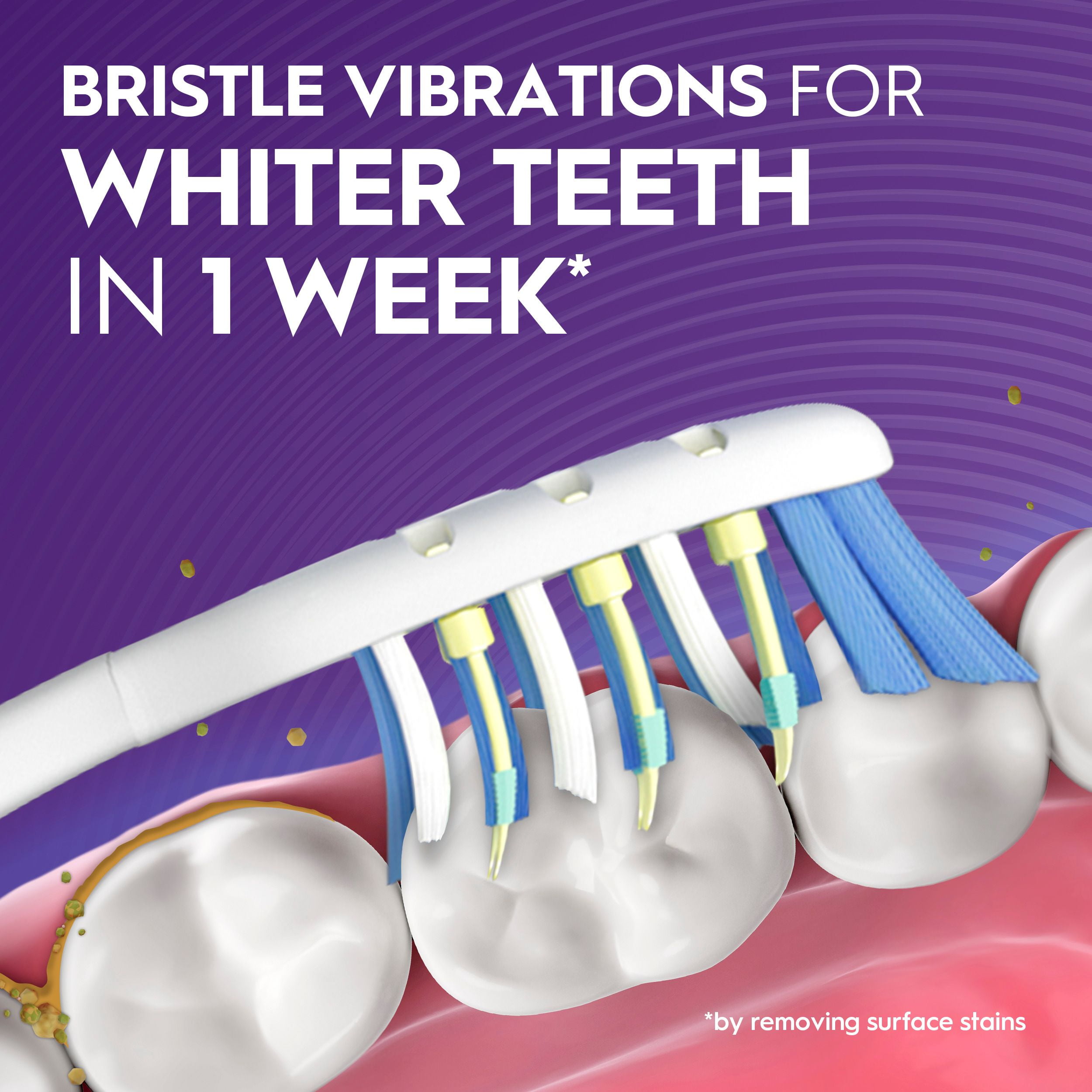 Brosses à dents à pile blanchissantes Oral-B Pulsar, souple 2 unités
