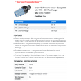 thumbnail image 2 of Engine Oil Pressure Sensor - Compatible with 1998 - 2011 Ford Ranger 1999 2000 2001 2002 2003 2004 2005 2006 2007 2008 2009 2010, 2 of 2