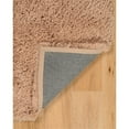 thumbnail image 4 of Linon Luxe Plush Shag Hand Tufted Polyester 8'x10' Rug in Sand Brown, 4 of 6