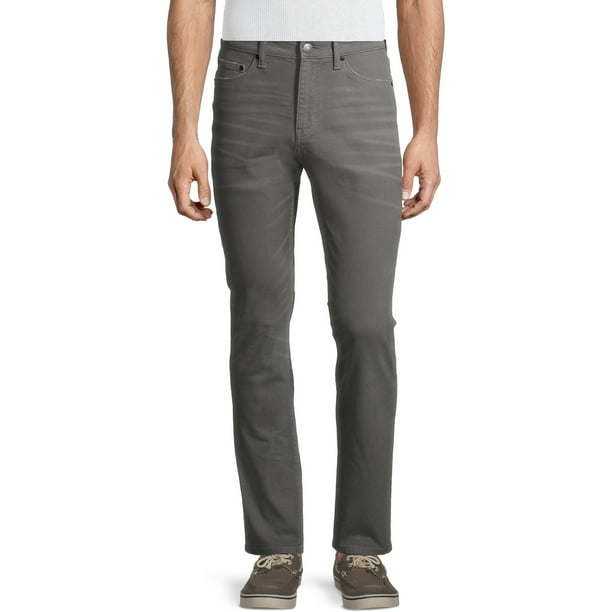 GEORGE - George Men's Slim Straight Colored Jeans - Walmart.com ...
