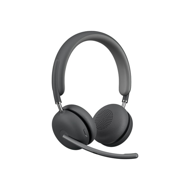 Logitech Zone Wireless 2 Casque Antibruit Haut de Gamme avec ANC Hybride, Certifié pour Zoom, Google Meet, Google Voice, Appairage Rapide, Graphite - Casque - Supra-Auriculaire - Bluetooth - Sans Fil - Réduction active du Bruit - USB-C via Adaptateur Bluetooth - Graphite - Certifié Google Meet
