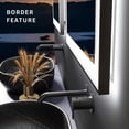 thumbnail image 4 of TOOLKISS  Black Frame Anti-Fog Dimmable LED Light Vanity Bathroom Mirror with Backlit and Front Light 40 inch.W x 32 inch.H - Right Angle Frame, 4 of 5