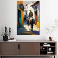 thumbnail image 2 of Arte Mural: Jinete a Caballo en Callejón Mexicano, Decoración para Hogar y Restaurantes, 2 of 5