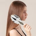 thumbnail image 2 of White Christmas Tree and Snowflake Pattern Hair Brush,Girls Detangling Hair Brush,Glide Through Tangles with Ease for Wet & Dry Hair,8.8"X2.8", 2 of 7