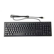 Arabic and English Bilingual Language Keyboard (Black Keys - White Letters) (USB Wired) (Windows PC Only)