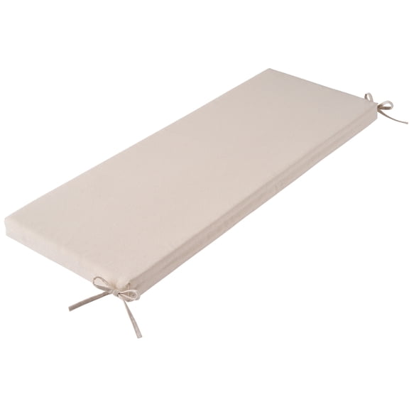 Better Homes & Gardens 48" x 18" Premium Outdoor Bench Seat Cushion, 1-Piece, Beige