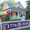thumbnail image 2 of 250th Anniversary of the United States 1.6 * 8.2ft Banner, 1776-2026 250th Birthday Decoration, July 4th Patriotic American Flag, Independence Day, and Patriotic Supplies, 2 of 7