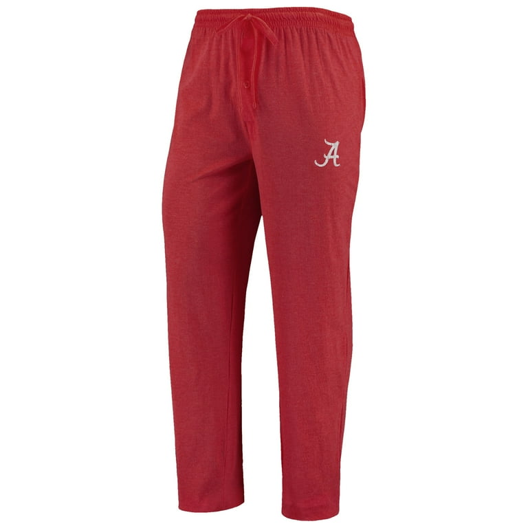 Men s Concepts Sport Crimson Heathered Charcoal Alabama Crimson Tide Meter Long Sleeve T Shirt Pants Sleep Set Walmart