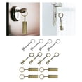 thumbnail image 3 of jifeng 12 Pcs Porte-Clés en Alliage de Zinc Vernier Caliper Pendentif Porte-Clés, 3 of 8