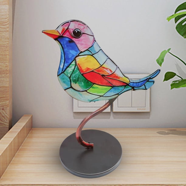 Estatuas Colibrí pájaro miniaturas decoraciones Metal ilustraciones decoración para el hogar habitación Oficina Tmvgtek Libre de BPA