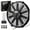 Black, variant on DNA Motoring 10 Inch High Performance Black Electric Slim Radiator Cooling Fan Assembly Kit