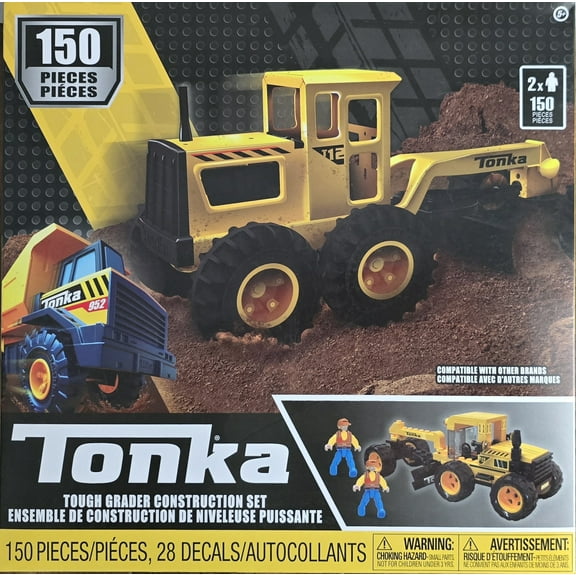 Tonka Tough Grader Construction Set 150 Pieces