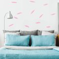 thumbnail image 5 of Unique Bargains Feather Shape Removable Peel and Stick Wall Decals Sticker Perfect Decor Office Living Room Pink 12pcs, 5 of 7
