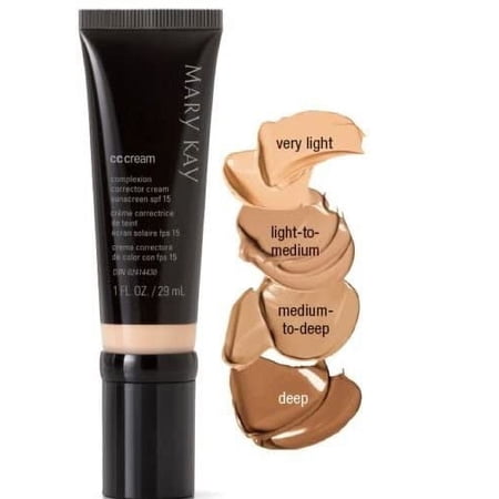 Mary Kay CC Cream Sunscreen SPF 15 - Deep, Lightweight Moisturizer for All Skin Types, 1 Fl Oz C35