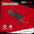 thumbnail image 3 of Black Widow Motorcycle Bike Carrier w/Ramp for 2" Hitch, 400 Pound Capacity, 3 of 10