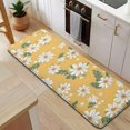 thumbnail image 5 of Yellow Daisy Flower Pattern Kitchen Rug Mat,Kitchen Runner Rugs Non Skid Washable,Decorative Kitchen Floor Mats for Kitchen,Sink,Laundry,17"x47.2", 5 of 7