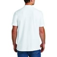 thumbnail image 3 of Gildan Short Sleeve Pique Polo Men's Shirt - 100 Cotton, White, Sizes S-3XL, Embroidery Suitable, 3 of 5
