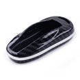thumbnail image 4 of Carbon Fiber Black Key Fob Shell Fits for Tesla Model 3 S 12-19 ABS)-, 4 of 4