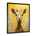 thumbnail image 5 of Designart "Modern Art Vibrant Caprine Likeness" Animals Goat Picture Framed Canvas Prints, 5 of 5