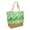 Green, variant on DII Palm Print Beach Bag 15x20x5.5", Cotton Rope Handles, Shoulder Beach Travel Tote Bag-Brown