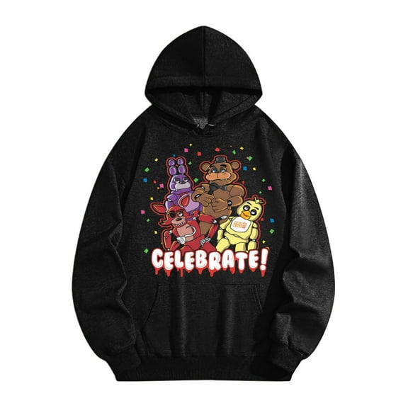Five-Nights at Freddy Merch Mens Ultimate Heavyweight Pullover Hoodie Sweatshirt