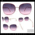 thumbnail image 2 of Womens Rimless Butterfly Metal Chain Jewel Arm Fashion Sunglasses Gold Pink - Purple Pink, 2 of 8