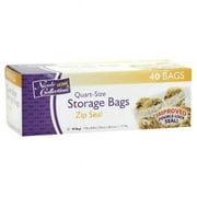 DD 2269851 Quart - Zip Seal Bags - Nicole Home Collection - Pack of 40 - Case of 48