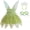 Dress+Accessories, variant on Green Costume with Headband Wing for Girls Fairy Cosplay Dress Up for 18M-6Y