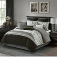 thumbnail image 5 of Nanshing Donovan 10PC Geometric Luxury Comforter Set, Black, Queen, 5 of 6
