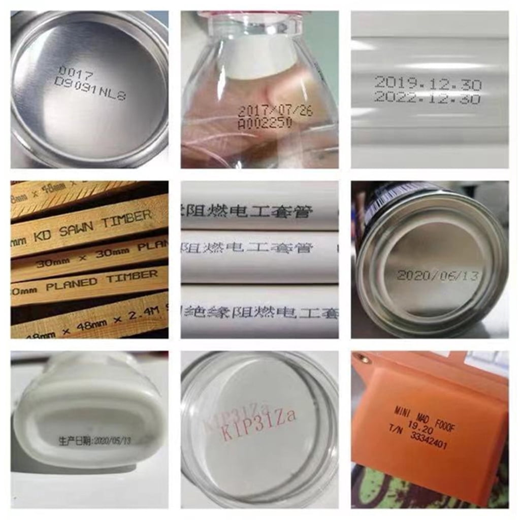 WINDLAND Plastic Hand Jet Handhelds Thermals Inkjet Printers for Logos Expiry Date Label