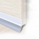 thumbnail image 1 of Tira de borde de puerta sellado inferior autoadhesivo a prueba de polvo insonorización protección contra la intemperie embellecedor gris, 1 of 8