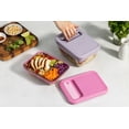 thumbnail image 2 of Ello Fresh Stack Glass 3.7cup Food Storage Container, Designed to Help with Pantry Storage and Everyday Organization, 2 of 12