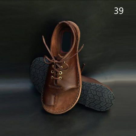 

Women Flat Sandals Open Toe Simple Breathable Female Casual Shoes for Summer 39