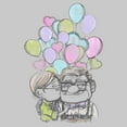 thumbnail image 2 of Men's Up Carl And Ellie Love Pull Over Hoodie, 2 of 4