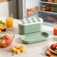 thumbnail image 4 of 1 Pack Food Grade Frozens Treat Tray With Lid Reusable Ice Bar Maker For Homemade Fruit Flavors Dessert, 4 of 6