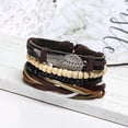 thumbnail image 4 of 4-6Pcs Bohemian Beaded Bracelets Leather Bangle for Women Multilayer Stackable Bracelet Set Multicolor Jewelry B, 4 of 8