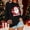 Black(New), variant on PNTUTB Women's Christmas Holiday Fashion Xmas Pattern Printed Crew Neck Long Sleeve Hoodless Pullover Sweatshirts