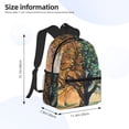 thumbnail image 3 of Daiia Seasonal Tree Reflection School Backpack for Men Women, Unisex Large Waterproof Bookbag Schoolbag Casual Daypack for High School/College/Teens/Travel/Work Black, 3 of 8