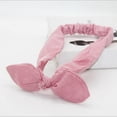 thumbnail image 3 of Women's Headband Fashion Elastic Rabbit Ears Head Wrap Hair Band Hair Accessories, 3 of 5