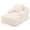 Beige-Lounge Chair, variant on Ktaxon Convertible Sofa for Little Ones, 2-in-1 Toddler Couch with Side Pockets, Flannel Foldable Nap Lounge for Playroom or Bedroom Gray-Blue