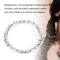 thumbnail image 1 of Fosa 100pcs Hair Braid Rings Dreadlock Hair Clips Loops Decoration for Women & Girls, Hair Clips Rings, Hair Braid Loops, 1 of 8