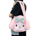 thumbnail image 2 of Bolso de felpa para axilas de otoño e invierno, bonito y suave bolso de hombro para uniforme JK para niñas, bolso de mano para mujer, conejo rosa, 2 of 12